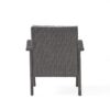 Honolulu - Modern Chat Set of 5 With Wicker - Gray / Silver - Image 18