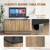 Multi Functional Sideboard, An Ideal Choice For TV And Tableware Storage In Modern Homes - Black - Image 8