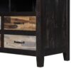 Retro Distressed Wooden TV Stand For TVs Up To 65", Entertainment Center Media Console With 6 Drawers And 3 Shelves For Living Room - Black - Image 12