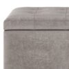 Cosmopolitan - Storage Ottoman - Distressed Gray Taupe - Image 8