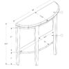 Accent Console Table For Entryway, Contemporary Modern - White - Image 4