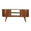 Wave Entertainment Unit - Chestnut - Image 10