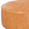 Brody - Round Coffee Table Pouf - Distressed Brown - Image 3