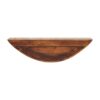 Crescent Floating Wall Shelf - Brown - Image 4