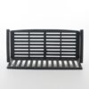 Farmhouse Style Loja Bench Outdoor Seating - Dark Gray - Image 9