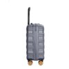 Carry On Luggage Airline Approved18.5" Carry On Suitcase With Tsa Approved Carry On Luggage With Wheels Carry On Bag Hard Shell Suitcases - Dark Gray - Image 7