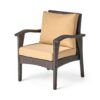 Honolulu - 4 Pieces Wicker Set Outdoor Seating - Brown / Tan With - Image 10