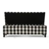 Contemporary Storage Ottoman With Seating And Storage - Black - Image 9