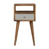 Mini Hand Painted Bedside Table - Light Blue - Image 9