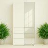 Elise - Modular Closet System With Mirror For Custom Storage Solutions - White - Image 9