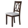 3 Piece Kitchen Dining Set With Drop Leaf Dining Table And 2 Dining Upholstered Chairs, Dining Room Set For Small Places - Brown - Image 15