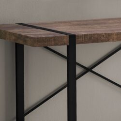 Computer Desk For Home Office, Laptop, Versatile Placement - Brown