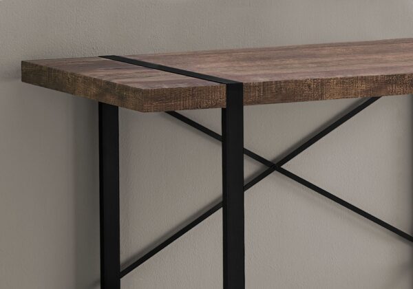 Computer Desk For Home Office, Laptop, Versatile Placement - Brown