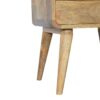 Curved Bedside Table - Oak - Image 7
