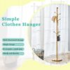 Modern Stainless Steel Spray Painted Hanger With Reinforcement 72" Raised Design Optional - Gold - Image 7