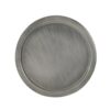 Sparling - Modern Iron Hourglass Coffee Table With Lipped Edge - Antique Silver - Image 7
