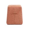Clyde - Tapered Square Upholstered Ottoman - Spice Orange - Image 2