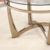 Orlando - Clear Glass Coffee Table - Champagne - Image 4