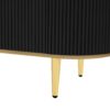 Modern TV Stand For TVs Up To 80", Entertainment Center With 4 Drawers And 1 Cabinet, Wood TV Console Table With Handles For Living Room - Black - Image 12