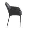 Daniella - Contemporary Dining Chair (Set of 2) - Black - Image 3