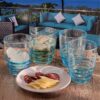 Leading Ware Swirl Acrylic Drinking Glasses (Set of 4) Dof 15Oz Bpa Free - Blue - Image 5