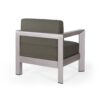 Aviara - Club Chair Outdoor Seating Aluminum - Natural - Image 7