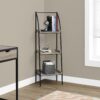 Etagere Bookcase Corner 3 Tier For Office - Taupe - Image 3