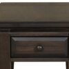 Traditional Chairside Table With Storage - Mahogany - Image 5