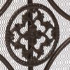 Darcie - Wrought Iron Fireplace Screen Ornate Design - Golden Black - Image 5