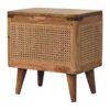 Larissa - Lid Up Storage Stool - Oak - Image 3