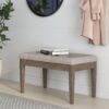 Waverly - Small Tufted Ottoman Bench - Natural - Image 7