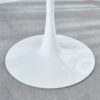 5 Piece Dining Set (MDF Table And 4 Fabric Chairs) - White - Image 7