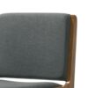 Contemporary Dining Chair Set Upholstered Fabric With Rubberwood Frame - Dark Gray - Image 14