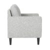 Wendy - Contemporary Arm Chair - Black / Gray - Image 2