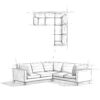 Ava - Mid Century Corner Sectional Sofa - Gray - Image 18