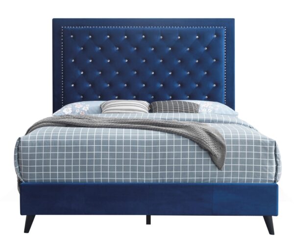 King Bed - Navy Blue