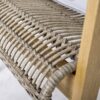 Acacia Wood Cape Woven Wicker Large Lounge Chair With Pillow For Patio, Deck, Yard, Lawn And Garden Seating Wicker (Set of 2) - Teak - Image 19