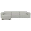 Rex - 3 Seater Sofa And Ottoman - Gray - Image 4
