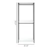 Fiona - Wood And Metal Walk In Closet With 1 Shelf Melamine - White - Image 3