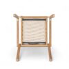 Belfast - Dining Chair (Set of 2) With Frame And Textile For Outdoor Use - Teak / Beige - Image 11