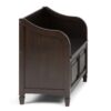 Connaught - Entryway Storage Bench - Dark Chestnut Brown - Image 5