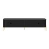 TV Stand For TVs Up To 80", TV Cabinet With 4 Drawers And 2 Spacious Cabinets, 5 Metal Legs For Living Room - Black - Image 19