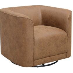 Brella - Swivel Accent Chair - Brown