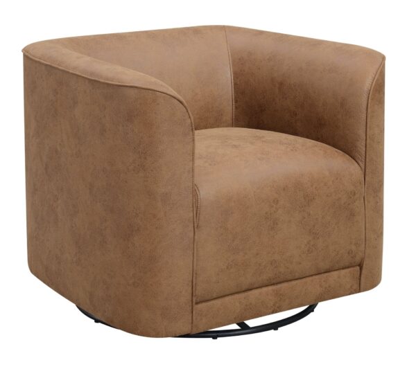 Brella - Swivel Accent Chair - Brown