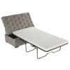Convertible Ottoman Sleeper With Memory Mattress - Gray - Gray - Image 13