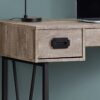 Computer Desk For Home Office, Laptop, Storage Drawers, Transitional - Taupe - Image 2