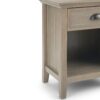 Acadian - Bedside Table - Distressed Gray - Image 7