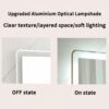 40X32" LED Bathroom Mirror Vanity Mirrors With Front Lights Wall Mounted Anti-Fog Frameless Make Up Mirror With Light Copper Free Silver Mirror Horizontal Or Vertical - Silver - Image 7
