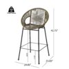 Ferrara - Outdoor Patio Barstool (Set of 2) - Green - Image 11