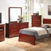 Twin Bed Charming Traditional - Cherry - Image 4